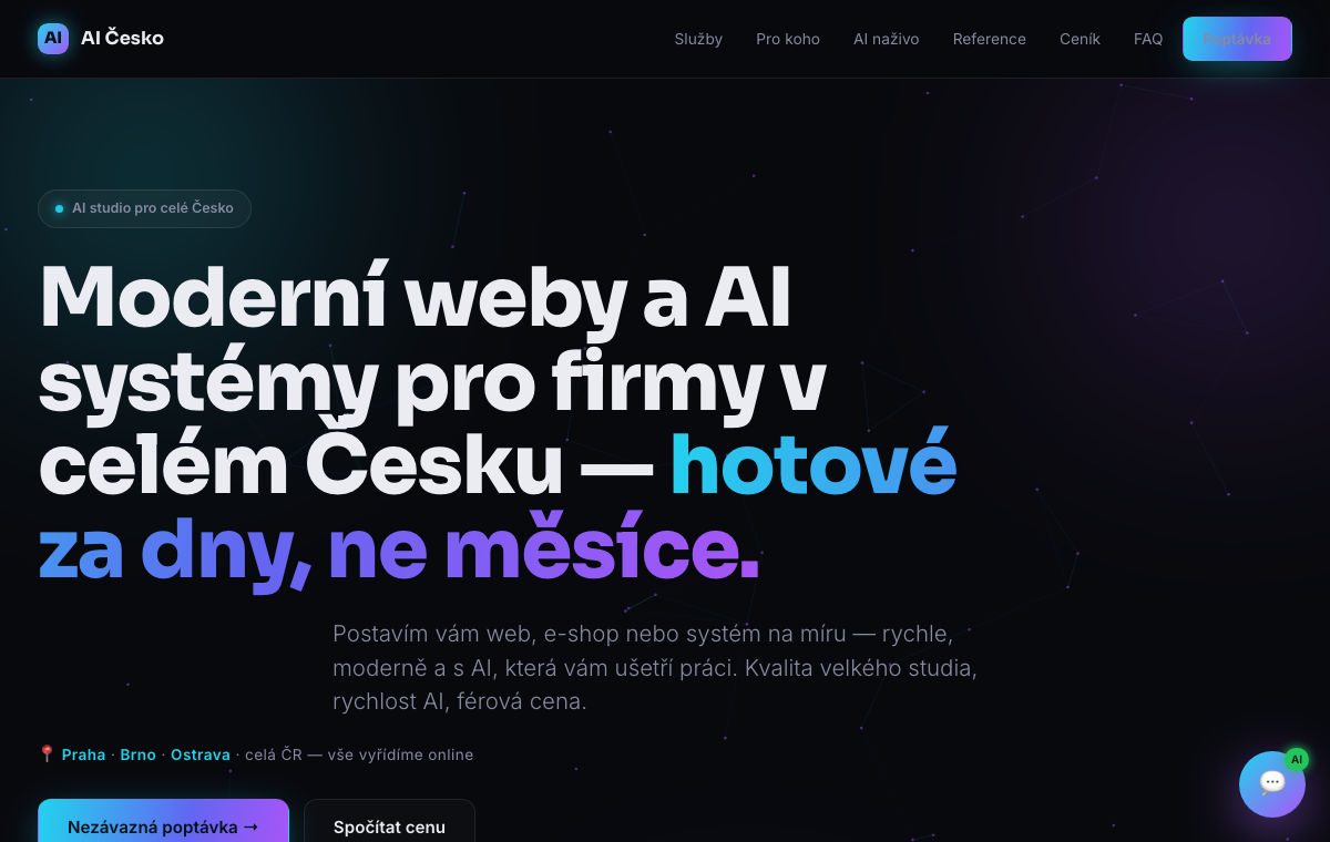 AI Česko — celostátní AI studio